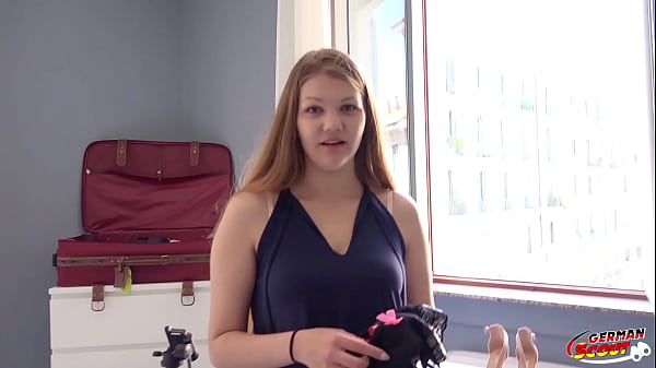 German Scout - 20yr Old Floppy Tits Teen Cheating Boyfriend As Real Public Agent Casting thumbnail