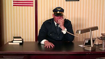 Nonton Two Bisexual, Busty College Roommates Captain Christian's Office To Persuade Him To Fuck In A Hardcore Threesome thumbnail