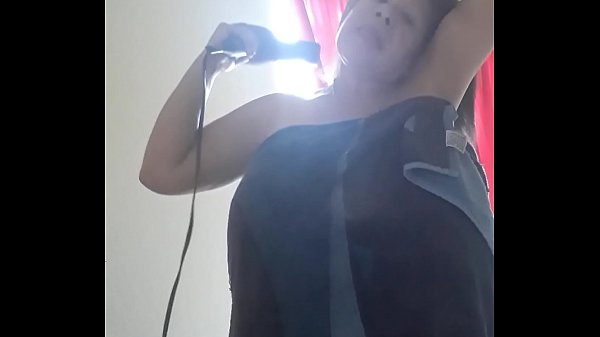 Play MP4 - Drying my hair today