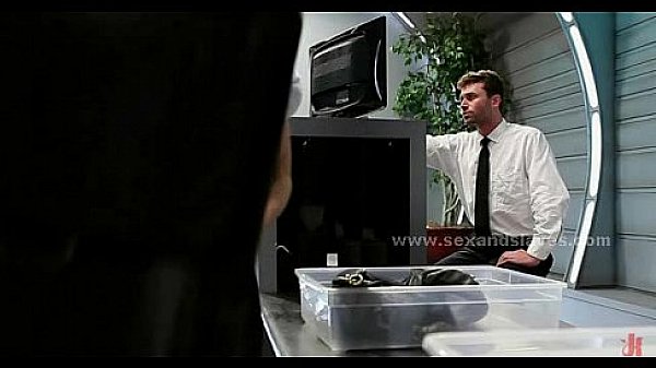 Busty babe fucked by airport official 