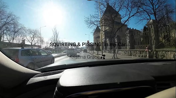 Kristina grace squirtinng and pissing in my car