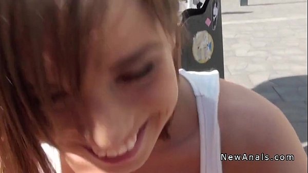 Beautiful teen takes uge dickanal pov