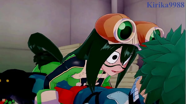 Play MP4 - Tsuyu Asui and Mt&period; Lady and Izuku Midoriya intense sex&period; - My Hero Academia Hentai