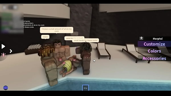 Brazilian slut gets approached by 3 big cocks 