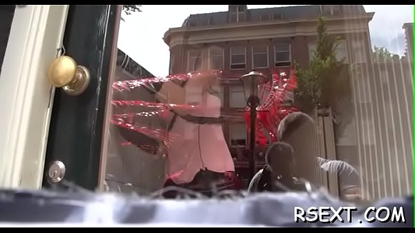 Hot playgirl gets down and jerksoff a hard dickthen sucks it