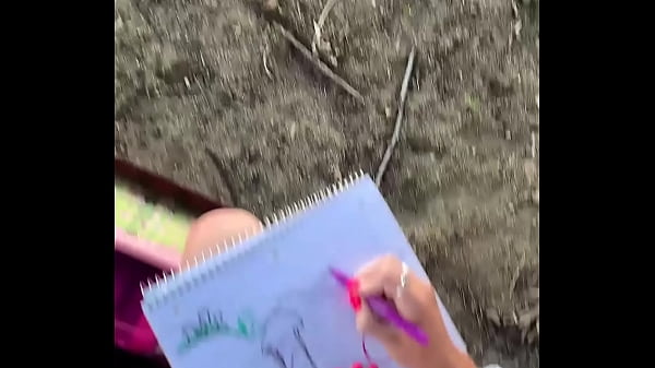 Hot Teen Babe NIKOLE NASH Squirts during Public_Art Session