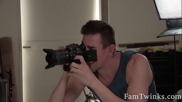 step Son And Dad Stick Eachother's Poles Inside One Another While Photoshoot 