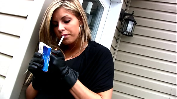 Play MP4 - My Sexy New Girlfriend Teases Me Smoking Outside in Provocative Lingerie