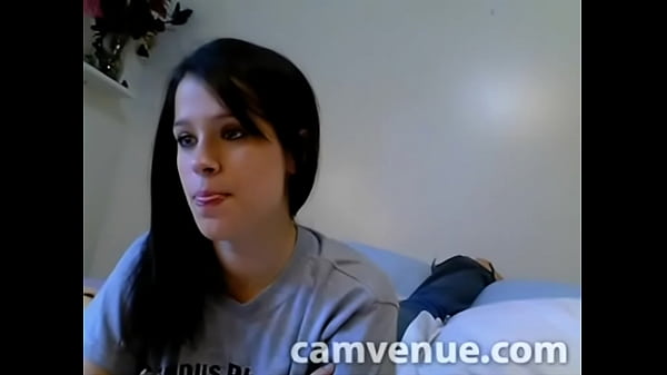 Girlwith soft breasts givesnaked tease at_home