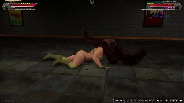 Adeline vs studd nf3d mixed sex battle competitive intercourse