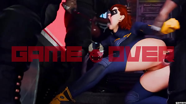 Batgirl falls to her knees