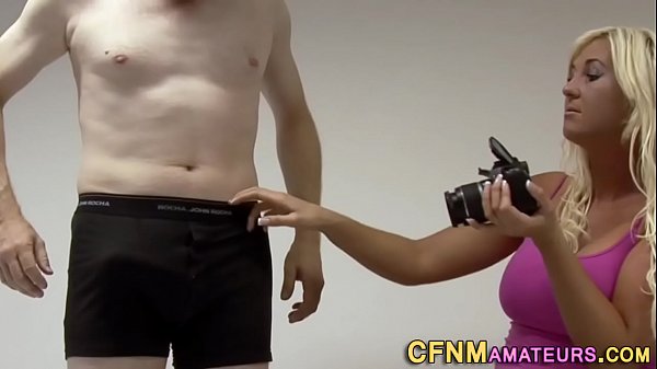 Big tit_blonde_cfnm tugs