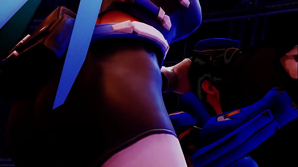 Overwatch Widow X Tracer Sexy Booty Licking  
