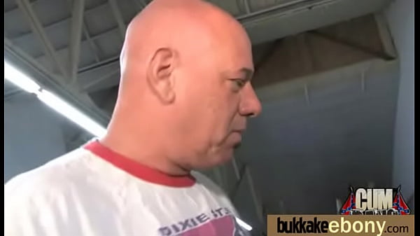 Hot ebony chick love gangbang_interracial 12