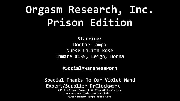 Orgasm research inc prison edition donna leigh 