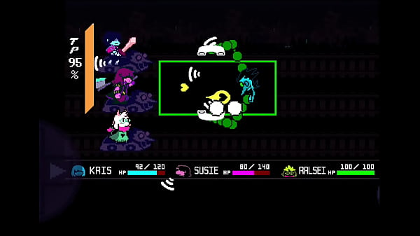 Kris y su equipo le hace el amor a spamton