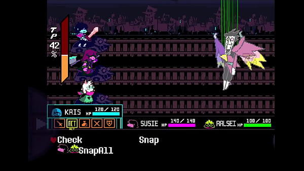 Kris y su equipo le hace el amor a spamton 