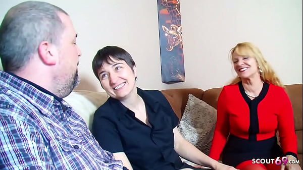 Ehefrau und mann melden sich bei casting team um es vor der kamera zu treiben