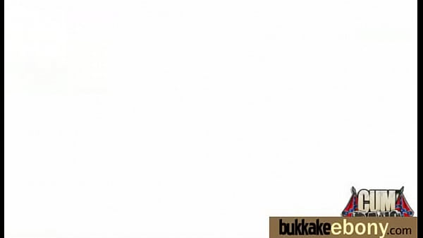 First time ebony with a group of white dicks 2