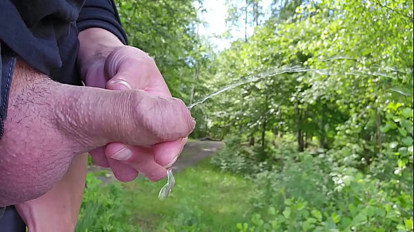 Holding his dick during pee and wetting my fingers compilation 3 videos