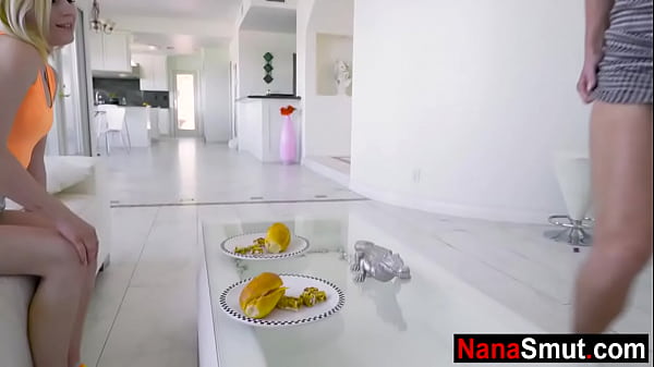 Step granny gives stepbrother_and stepsister_a sex lesson