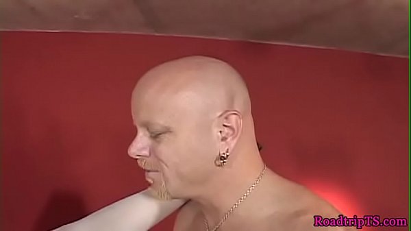 Tranny babes getting covered with jizz