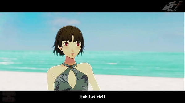 Makoto receives a special calling card persona 5 hentai 