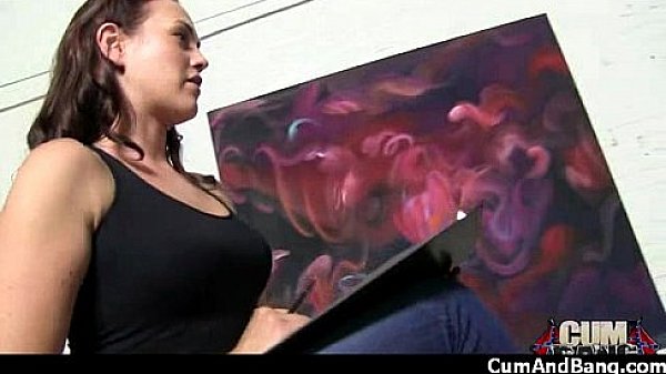 Ebony cumslut gets multi facial in gangbang 18