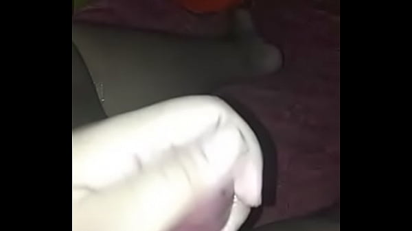 Chubby guy playing with his PINK MUSHROOM