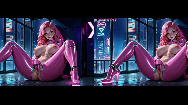 Cyberpunk Temptress (side-by-side Vr) ~ Ai-generated thumbnail