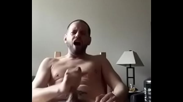 Stephen shoots his giant cum shot 