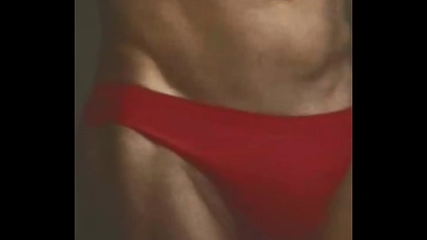 Play MP4 - Stretching on Stool in Red Briefs - v&period;1 Close View