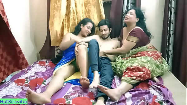 Fucking Bhabhi And Her Hot Stepmom At Home! Latest Hindi Threesome With Clear Dirty Audio thumbnail