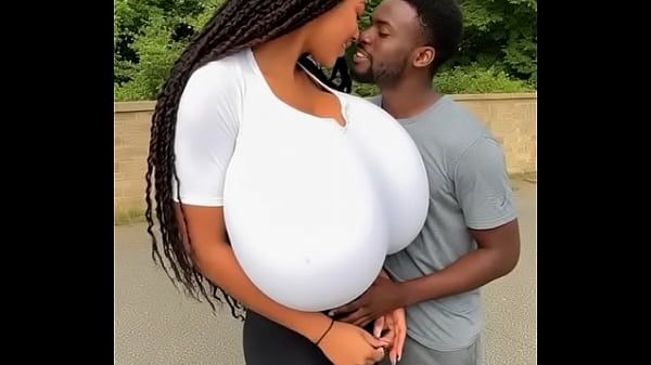 Busty ai girl kissing 