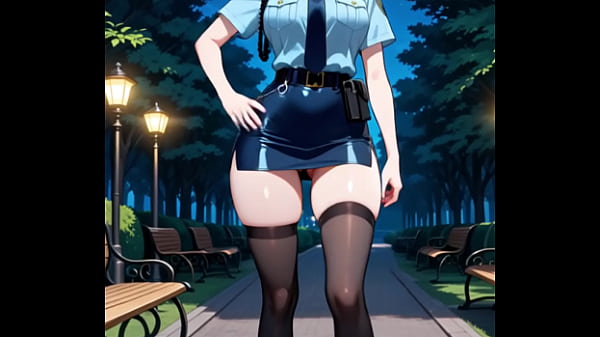 Lewdtoons teaser night shift ai generated slut police woman sex hentai 