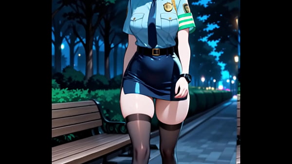 Lewdtoons teaser night shift ai generated slut police woman sex hentai