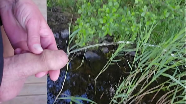 Holding his Dick During Pee and Wetting My Fingers Compilation 3 Videos 