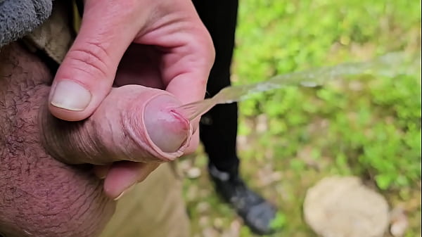 Holding his dick during pee and wetting my fingers compilation 3 videos 