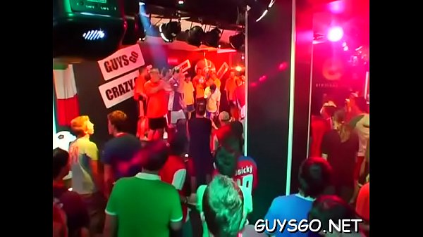 Homosexual fuckfest with hundred dudes 