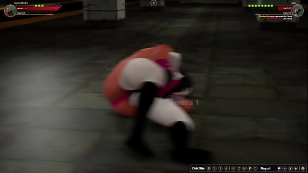 Bambi Bimbo VS Mai Naked_Fighter_3D