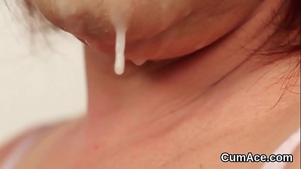 Wicked looker gets jizz shot on her face swallowing_all the love_juice
