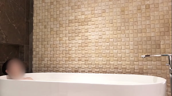 Bath time at luxury hotel 