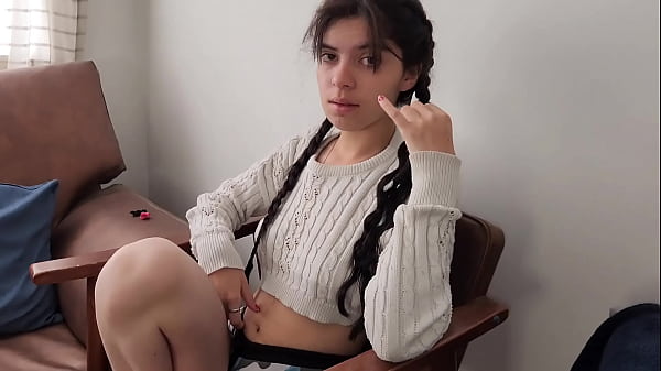 Play MP4 - Fucked for money&comma; Hermosa strips naked and fucks for money