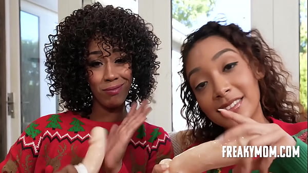 Christmas With My Ebony Step,om And_Teen Stepsis