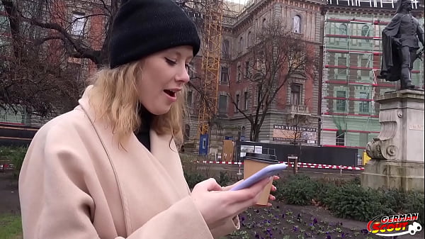 German Scout - Cute Candid Student Teen Casey Talk To Sex At Fake Model Job thumbnail