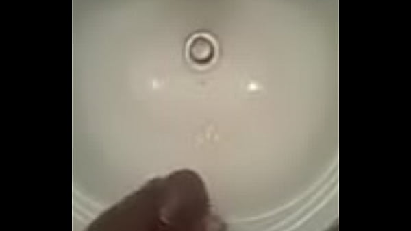 Cumming in sink