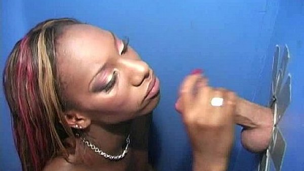 Super cute ebony at gloryhole 9 