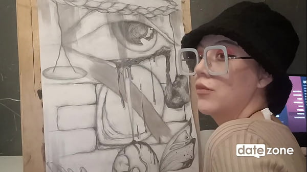 Nonton Amateur Artist Oils Her Perky Boobs thumbnail