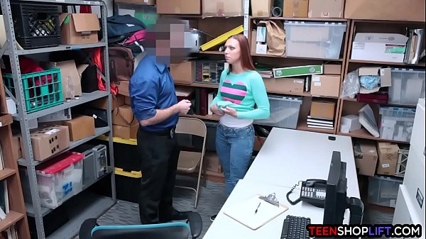 Play MP4 - Young European thief with a big ass busted by security