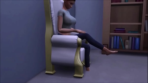 Big breasted college drop out lays around nude in her backyard masturbating while being watched